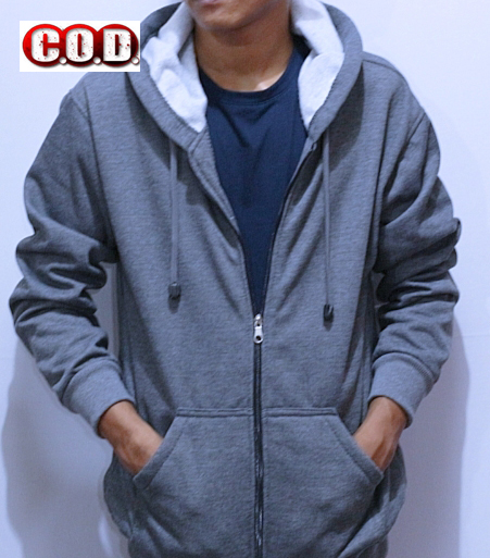 Jaket Hoodie Zipper Polos Murah Nyaman Pria dan Wanita Jaket Hoodie Zipper Polos Murah Nyaman Pria dan Wanita
