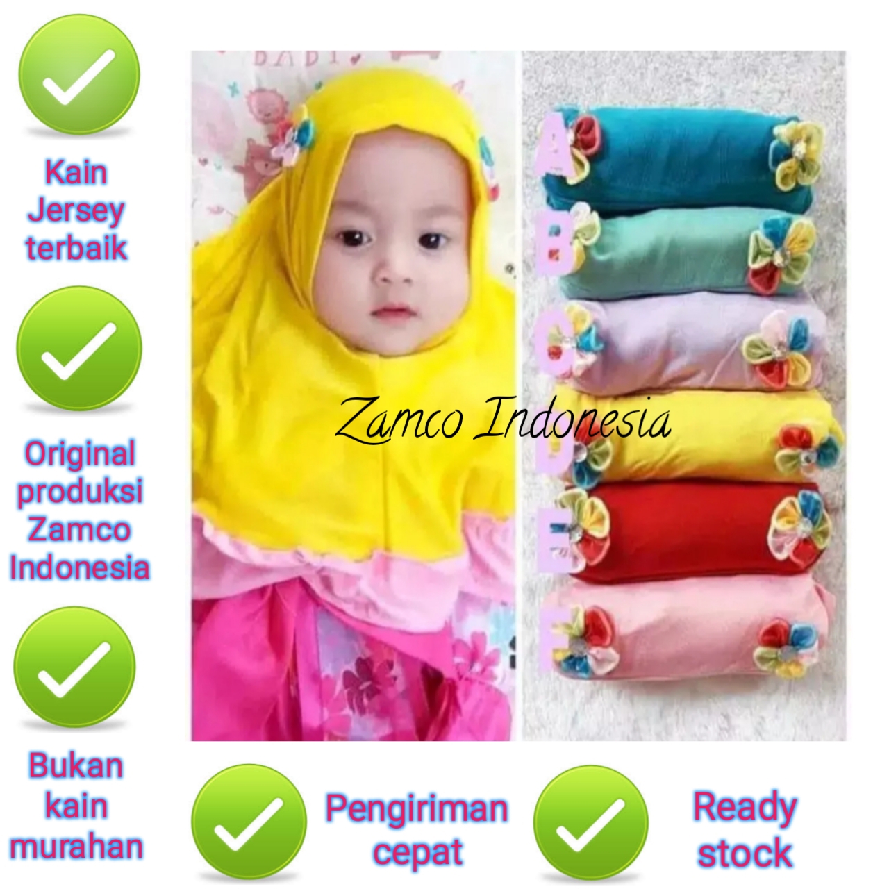 Hijab anak lucu ZI 008 Hijab anak lucu ZI 008