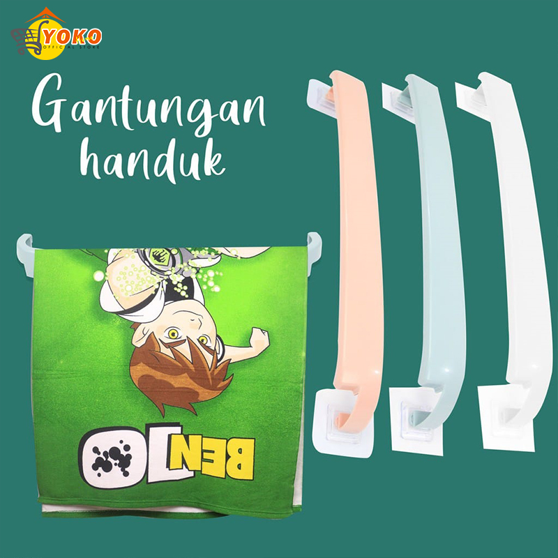 GANTUNGAN HANDUK / GANTUNGAN KAIN BAHAN PLASTIK / GANTUNGAN HANDUK TEMPEL / YOKOHOME GANTUNGAN HANDUK / GANTUNGAN KAIN BAHAN PLASTIK / GANTUNGAN HANDUK TEMPEL / YOKOHOME