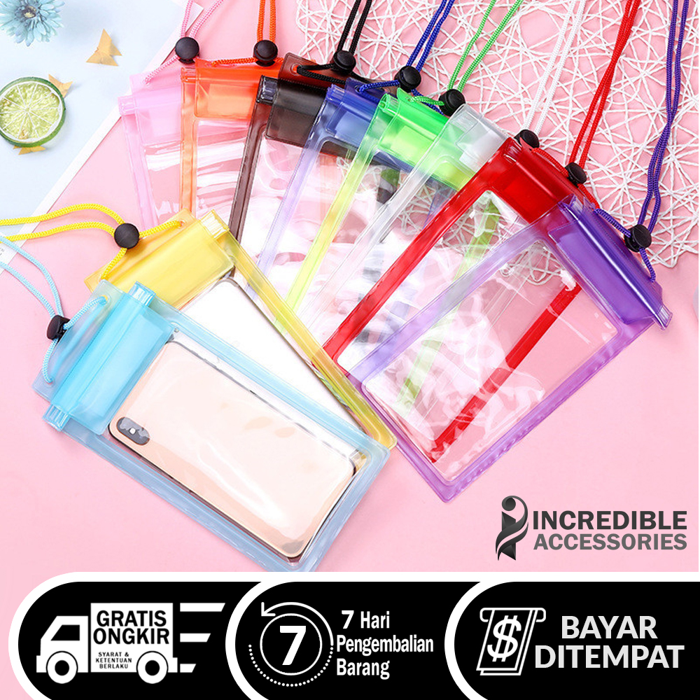 Waterproof HP Tahan Air Sarung Handphone Untuk Berenang Waterproof HP Tahan Air Sarung Handphone Untuk Berenang