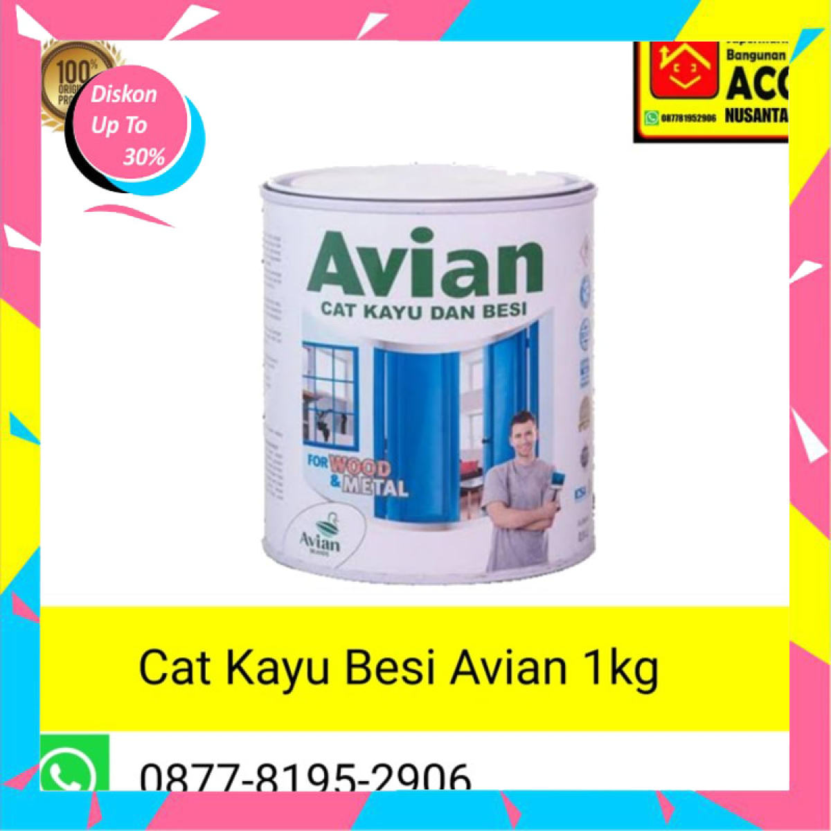 Beli Online Cat Kayu Besi PUFFIN ALKYD ENAMEL DOFF 5kg Cat Minyak BISA