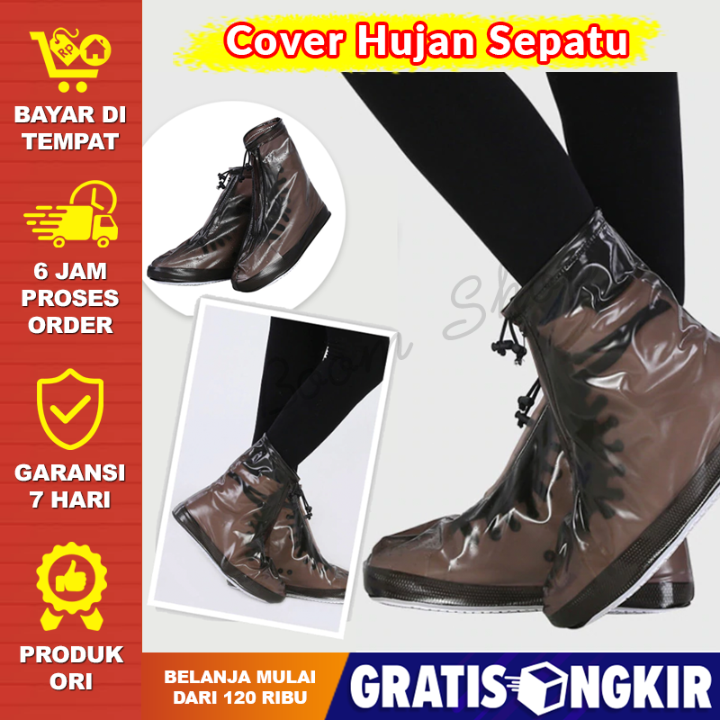 BISA COD - Jas Hujan Pelindung Sepatu Anti Air Cover Sepatu Anti Hujan Cover Hujan Sepatu Waterproof Semi Transparent BISA COD - Jas Hujan Pelindung Sepatu Anti Air Cover Sepatu Anti Hujan Cover Hujan Sepatu Waterproof Semi Transparent