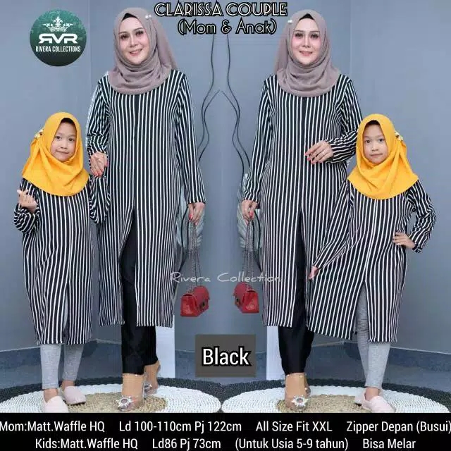 CLARISSA COUPLE GAMIS - DRESS MUSLIMAH IBU ANAK - COUPLE MUSLIMAH CLARISSA COUPLE GAMIS - DRESS MUSLIMAH IBU ANAK - COUPLE MUSLIMAH