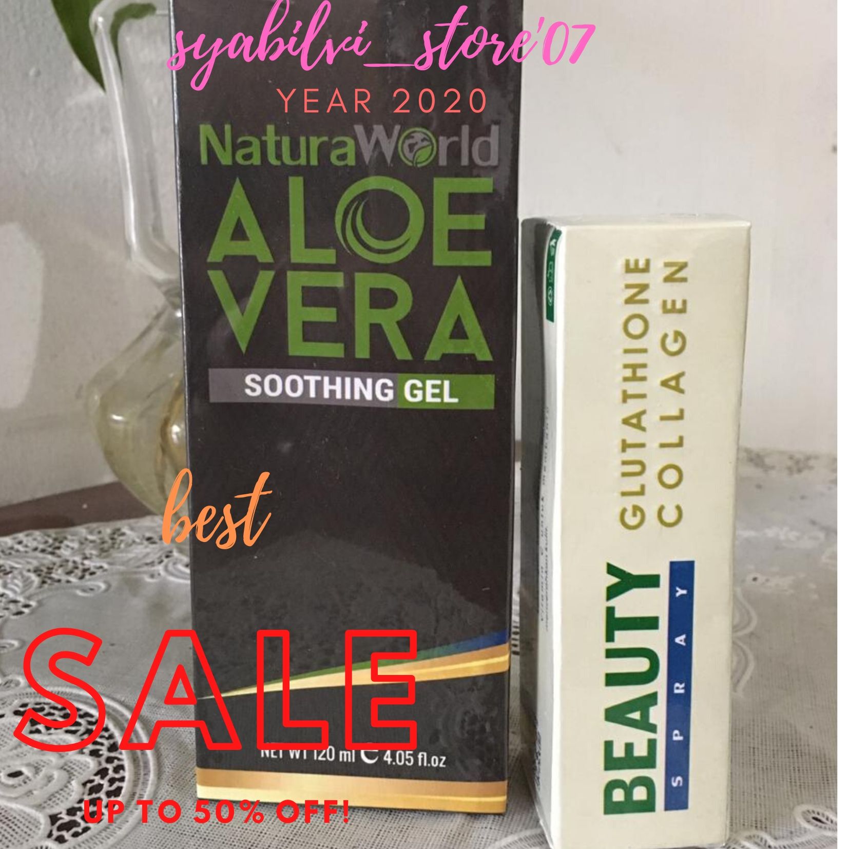 Promo Obat Jerawat / Serum Kecantikan / Serum Perawatan Wajah / Natura World Beauty Spray & Aloevera Gel Original /Murah / Ekspress / natura world aloe vera soothing/ Ori masker wajah / Obat rambut dan kulit / obat penyembuh jerawat dan flek hitam asli Promo Obat Jerawat / Serum Kecantikan / Serum Perawatan Wajah / Natura World Beauty Spray & Aloevera Gel Original /Murah / Ekspress / natura world aloe vera soothing/ Ori masker wajah / Obat rambut dan kulit / obat penyembuh jerawat dan flek hitam asli