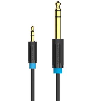 1 M Mixer Gitar Kabel Audio 3.5 Mm untuk 6.5 Mm Pria Adaptor Konverter Kabel -