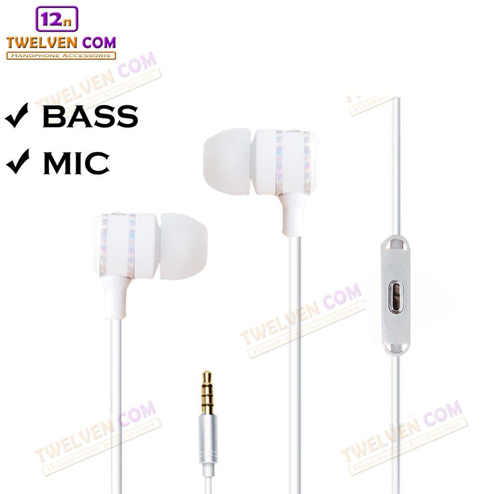 Twelven Handsfree AT-032 - Powerfull Bass Tuning Earphone For Oppo/Xiaomi/Samsung/Vivo/Realme/Huawei Twelven Handsfree AT-032 - Powerfull Bass Tuning Earphone For Oppo/Xiaomi/Samsung/Vivo/Realme/Huawei