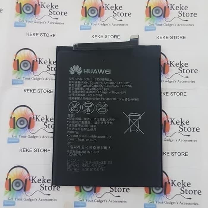 Baterai Original Huawei Nova 3i HB356687ECW Mate 10 Lite 3340Mah Battery Batre Batrei Baterai Original Huawei Nova 3i HB356687ECW Mate 10 Lite 3340Mah Battery Batre Batrei