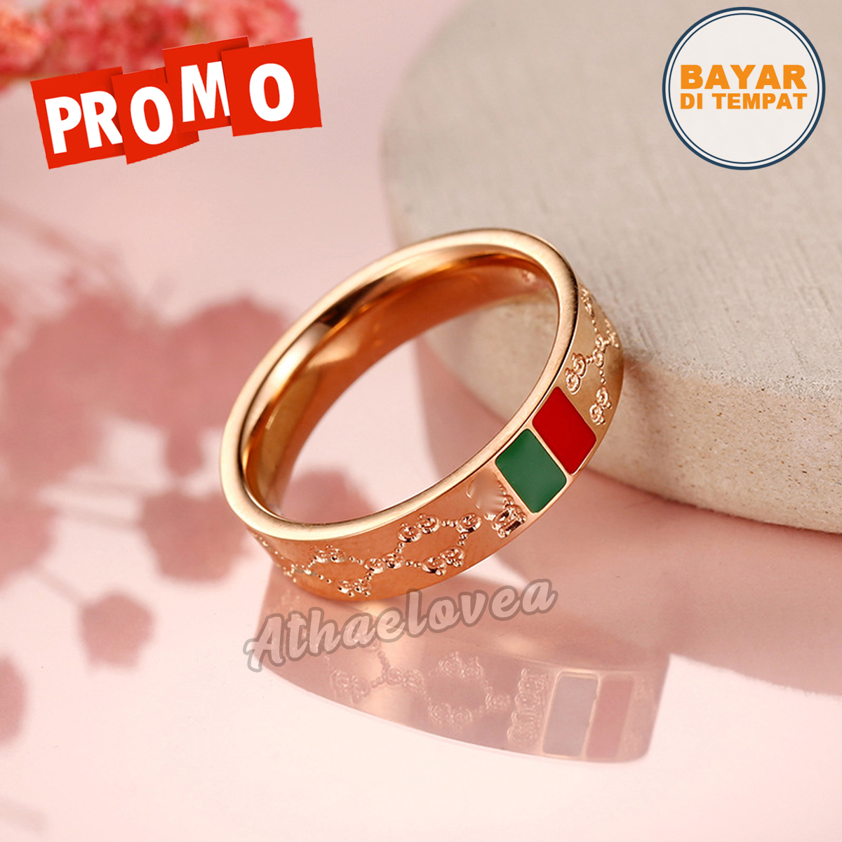 Cincin Titanium Martin Gold / Cincin Gucci Gold Pria / Wanita Cincin Titanium Martin Gold / Cincin Gucci Gold Pria / Wanita