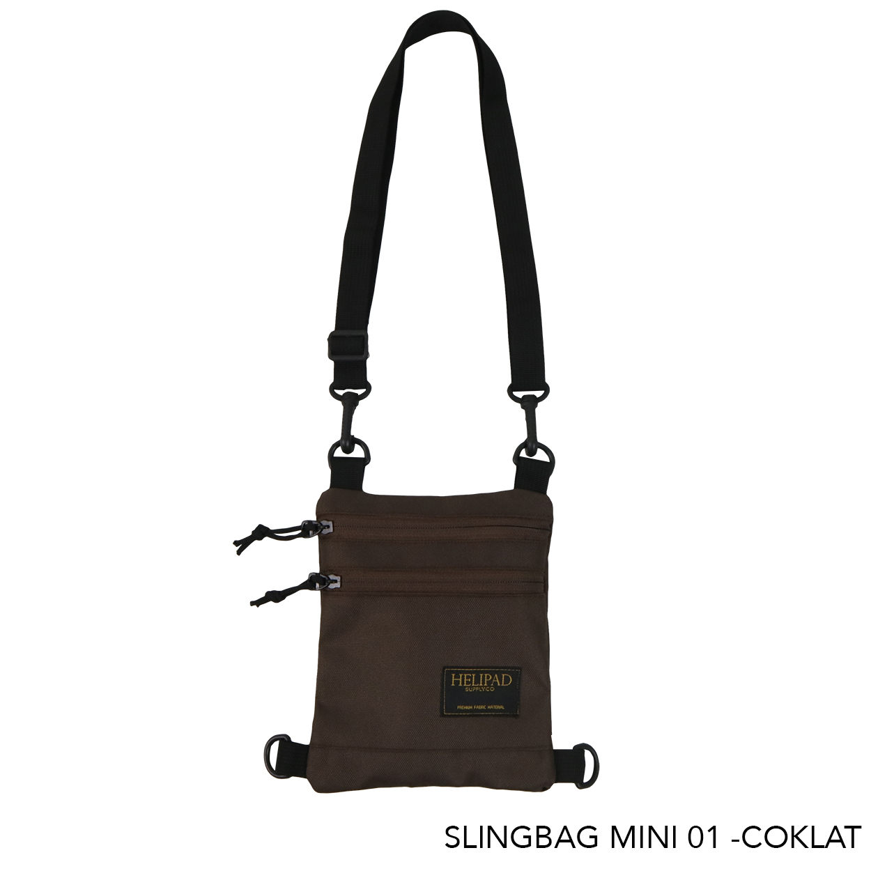 Tas selempang / waistbag / MIni Slingbag 01 Coklat Tas selempang / waistbag / MIni Slingbag 01 Coklat
