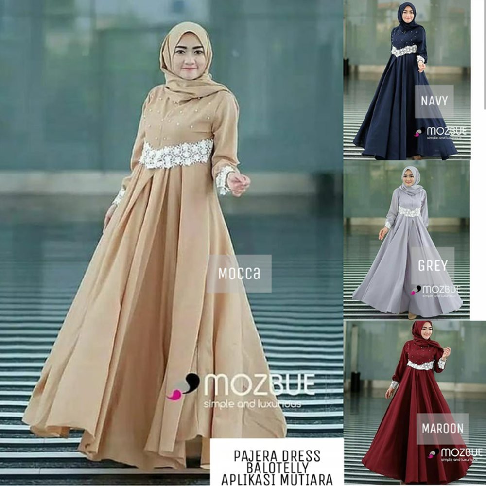 Pajera Dress - Pakaian Wanita / Gamis / Dress Muslim / Dress Murah / Maxi / Maxy / gamis pernikahan Pajera Dress - Pakaian Wanita / Gamis / Dress Muslim / Dress Murah / Maxi / Maxy / gamis pernikahan