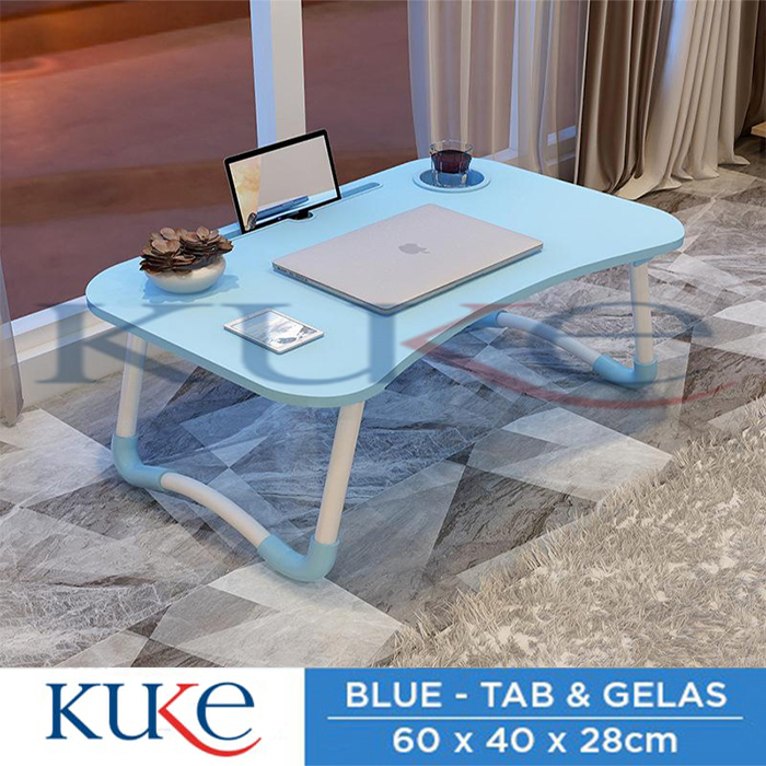 KUKE Meja Lipat Belajar Laptop Serbaguna / Meja laptop / Meja Belajar / Meja Portable KUKE Meja Lipat Belajar Laptop Serbaguna / Meja laptop / Meja Belajar / Meja Portable