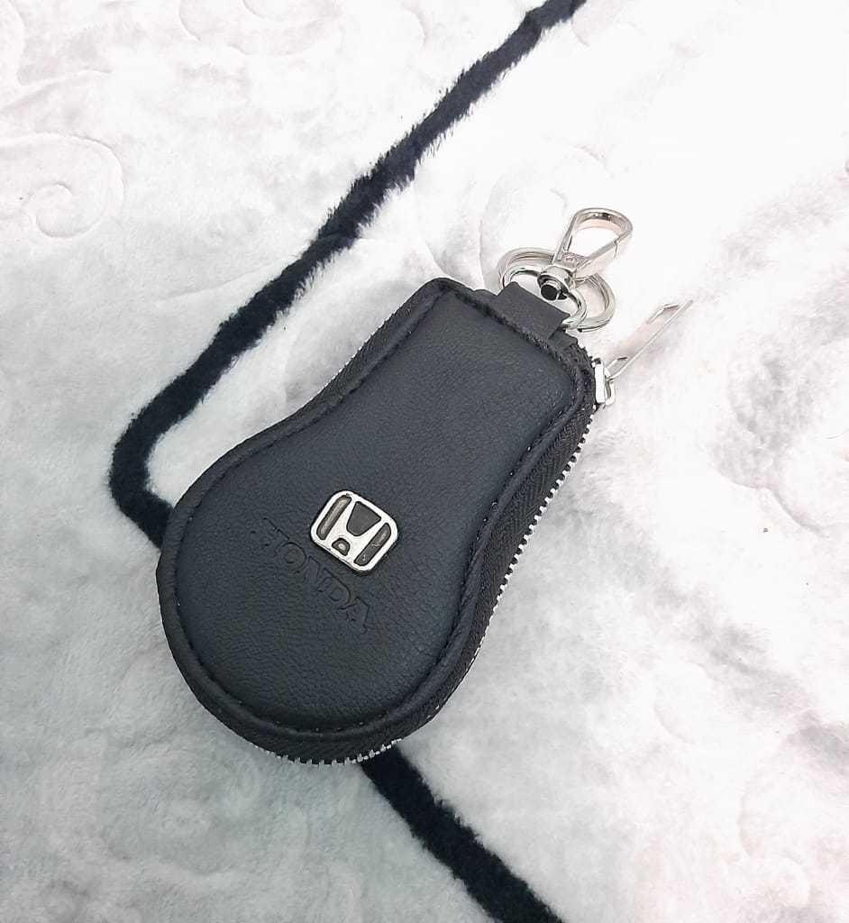 Dompet gantungan kunci kendaraan dompet gantungan kunci remote kendaraan berlogo bahan kulit sintetis Dompet gantungan kunci kendaraan dompet gantungan kunci remote kendaraan berlogo bahan kulit sintetis