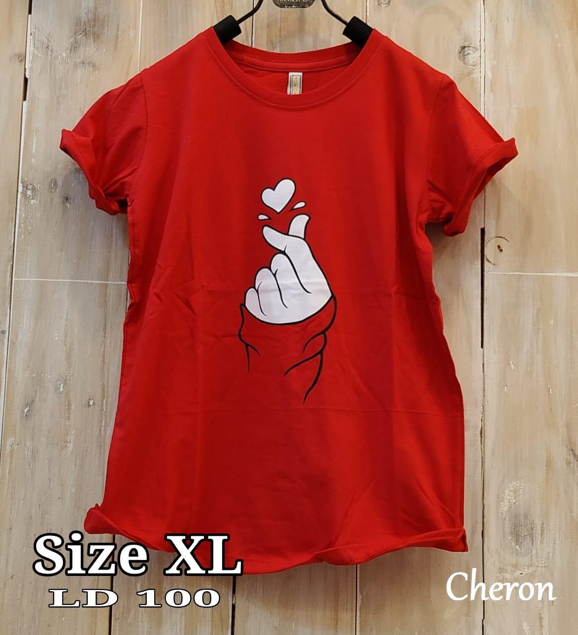 CHERON 17475 - Kaos Oblong Wanita Fit XL Baju Distro Cewek Atasan Kekinian Murah Lengan Pendek Tumblr Tee Casual T-shirt Cotton Combed Tshirt Pakaian Remaja Dewasa Abg Bisa untuk Olahraga Olah Raga Sport Santai Warna Khusus Merah CHERON 17475 - Kaos Oblong Wanita Fit XL Baju Distro Cewek Atasan Kekinian Murah Lengan Pendek Tumblr Tee Casual T-shirt Cotton Combed Tshirt Pakaian Remaja Dewasa Abg Bisa untuk Olahraga Olah Raga Sport Santai Warna Khusus Merah