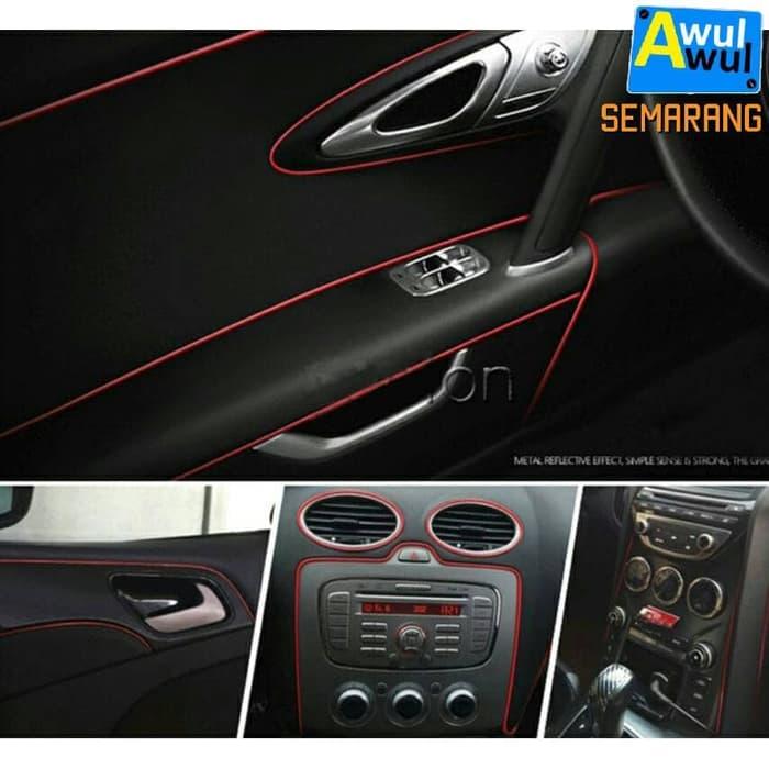 list dekorasi interior mobil MERAH list dekorasi interior mobil MERAH