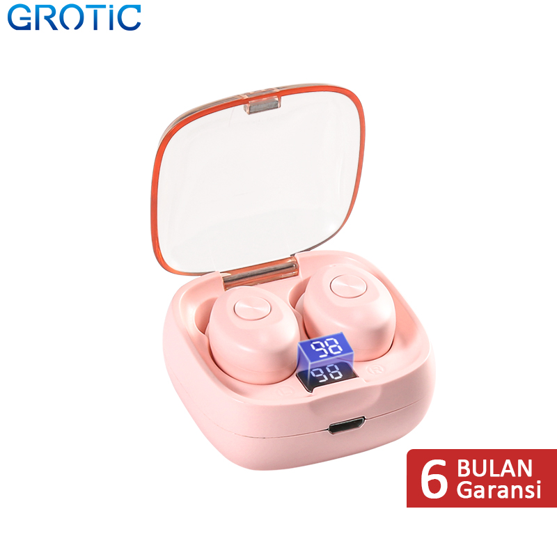 GROTIC Headset Bluetooth 5.0 LED Tampilan Digital TWS Earbud Sport Wireless Earphone XG-8 GROTIC Headset Bluetooth 5.0 LED Tampilan Digital TWS Earbud Sport Wireless Earphone XG-8