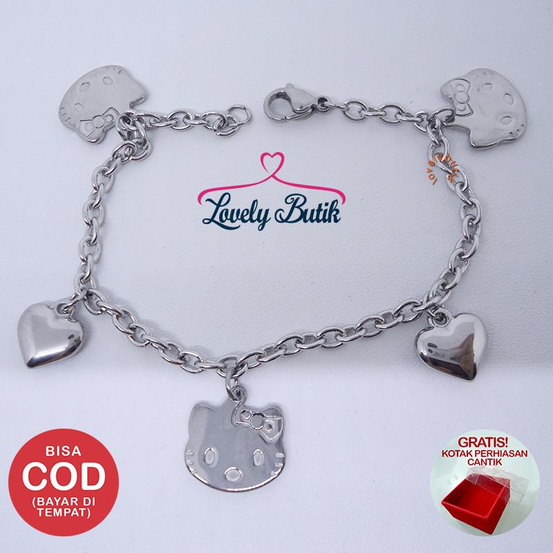 Lovelybutik - Gelang Titanium Anti Karat / Big Cutie Gelang Tangan Titanium Ukuran 18 cm / Gelang Tangan Wanita / Gelang Tangan Wanita Titanium / Perhiasan Titanium / Aksesoris Wanita / LBA_1193 - SLV Lovelybutik - Gelang Titanium Anti Karat / Big Cutie Gelang Tangan Titanium Ukuran 18 cm / Gelang Tangan Wanita / Gelang Tangan Wanita Titanium / Perhiasan Titanium / Aksesoris Wanita / LBA_1193 - SLV