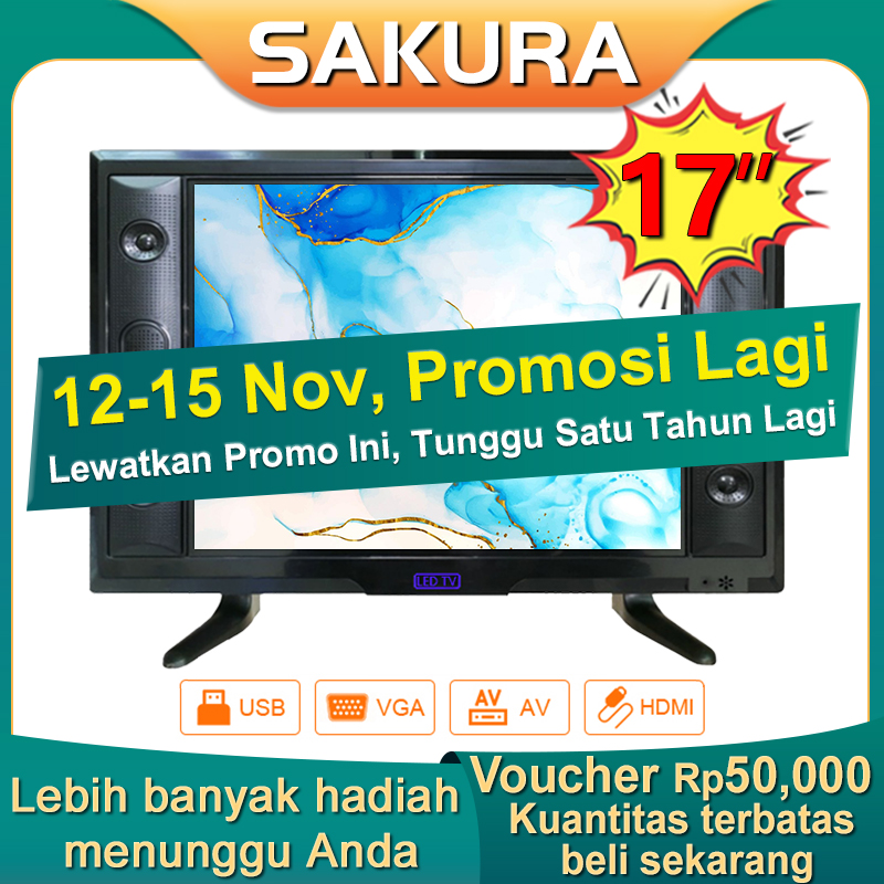 Sakura TV LED 17 inch HD Ready Televisi Murah (TCLG-S17E) Sakura TV LED 17 inch HD Ready Televisi Murah (TCLG-S17E)