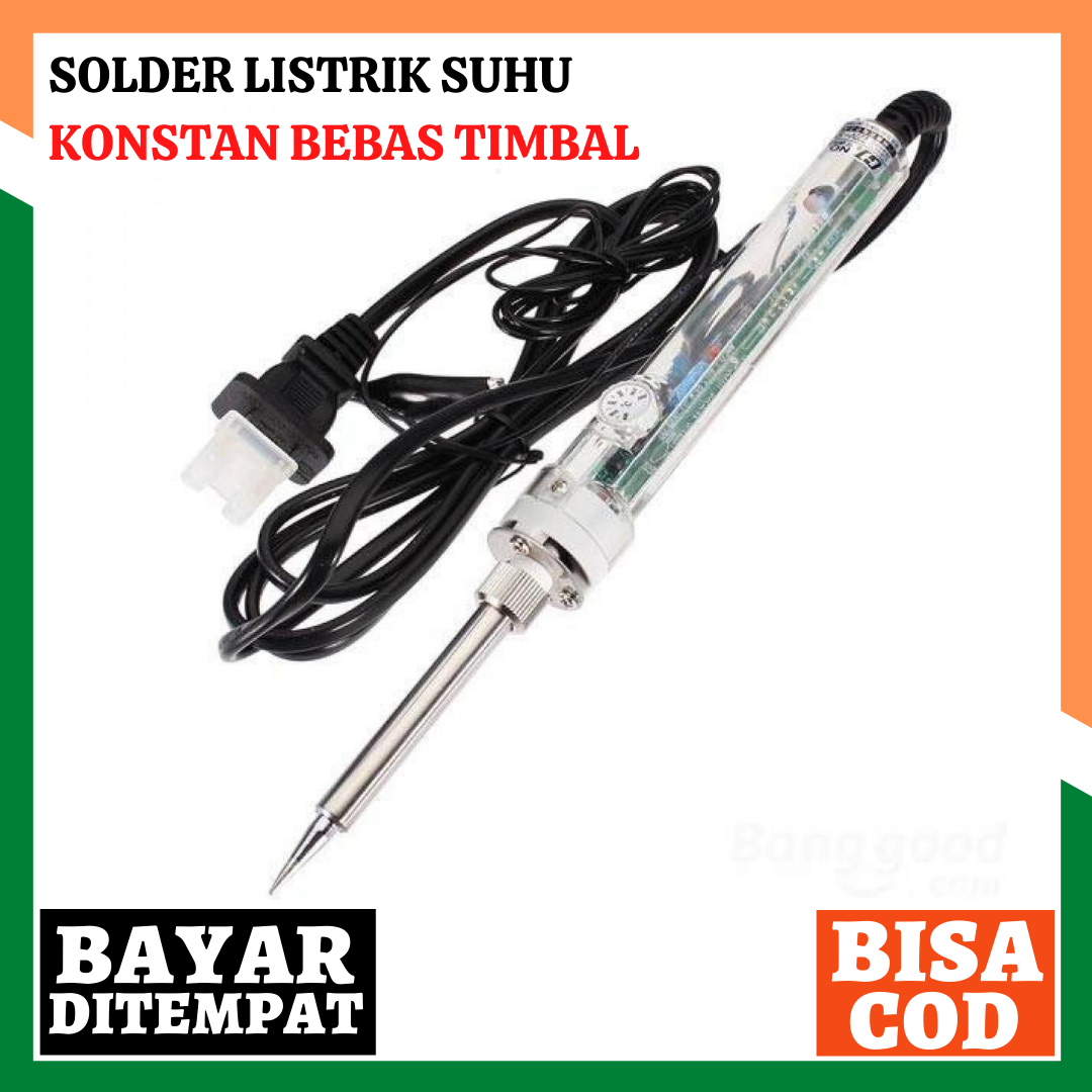 CONSTANT TEMPERATURE ELECTRIC SOLDERING IRON LEAD-FREE 220V 60W / BESI SOLDER LISTRIK SUHU KONSTAN BEBAS TIMBAL 220V 60W / SOLDER BESI LISTRIK 1 SET SERVICE HP / SOLDER LISTRIK SET TIMAH / SOLDER LISTRIK 60 WATT / SOLDERAN / SOLDER PROFESIONAL CONSTANT TEMPERATURE ELECTRIC SOLDERING IRON LEAD-FREE 220V 60W / BESI SOLDER LISTRIK SUHU KONSTAN BEBAS TIMBAL 220V 60W / SOLDER BESI LISTRIK 1 SET SERVICE HP / SOLDER LISTRIK SET TIMAH / SOLDER LISTRIK 60 WATT / SOLDERAN / SOLDER PROFESIONAL