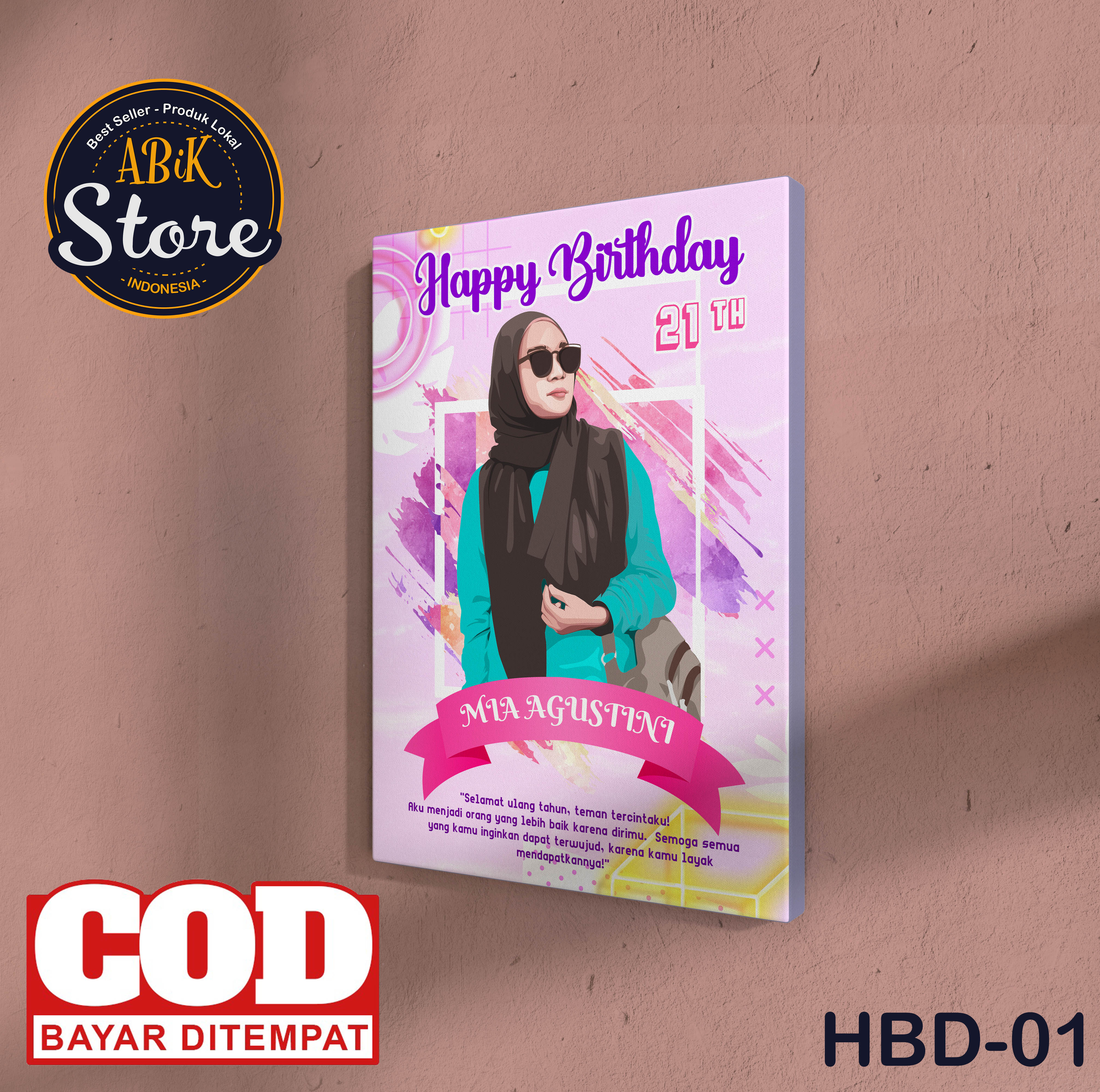 Hiasan Dinding Happy Birthday | Wall Decor | Hiasan Dinding Minimalis| Dekorasi Dinding | Hiasan Dinding Islami I Hiasan dinding HBD | Poster Hiasan Dinding Happy Birthday | Wall Decor | Hiasan Dinding Minimalis| Dekorasi Dinding | Hiasan Dinding Islami I Hiasan dinding HBD | Poster
