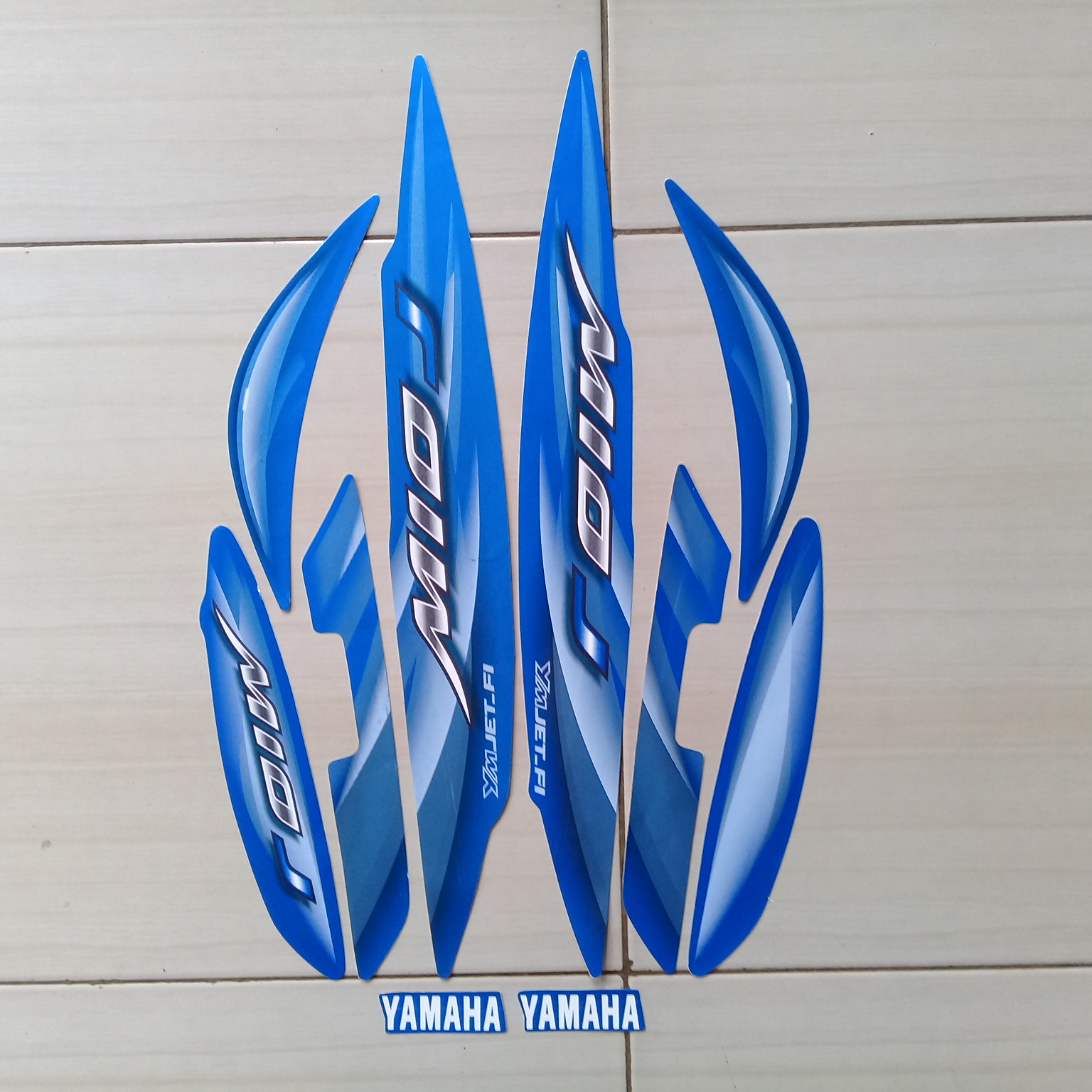 Striping Motor yamaha mio j 2011 biru Striping Motor yamaha mio j 2011 biru