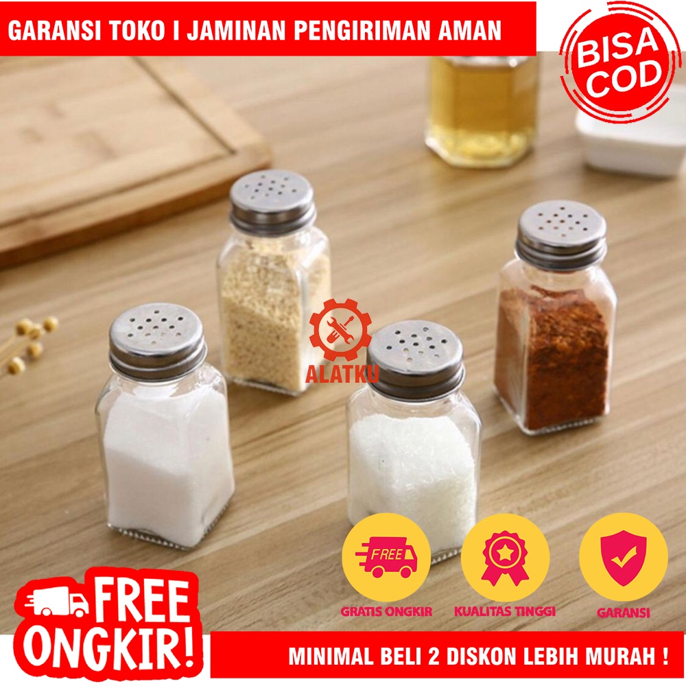 COD - BOTOL KACA TEMPAT BUMBU DAPUR GARAM CABE LADA MERICA REMPAH PEPPER TABUR SET BAHAN TUTUP STAINLESS PERLENGKAPAN RUMAH TERBARU UNIK MODERN LENGKAP SPICE MAKAN DARI KECIL TERTUTUP MAKANAN LUCU MURAH KARAKTER TOPLES PENYIMPAN BUBUK LADA PENYEDAP RASA COD - BOTOL KACA TEMPAT BUMBU DAPUR GARAM CABE LADA MERICA REMPAH PEPPER TABUR SET BAHAN TUTUP STAINLESS PERLENGKAPAN RUMAH TERBARU UNIK MODERN LENGKAP SPICE MAKAN DARI KECIL TERTUTUP MAKANAN LUCU MURAH KARAKTER TOPLES PENYIMPAN BUBUK LADA PENYEDAP RASA
