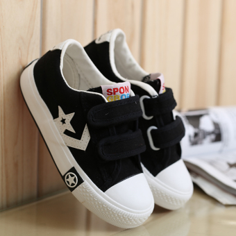 Baobao Putih Anak Laki-laki Aku Sepatu Papan Sepatu Sepatu Anak Kanvas Sepatu