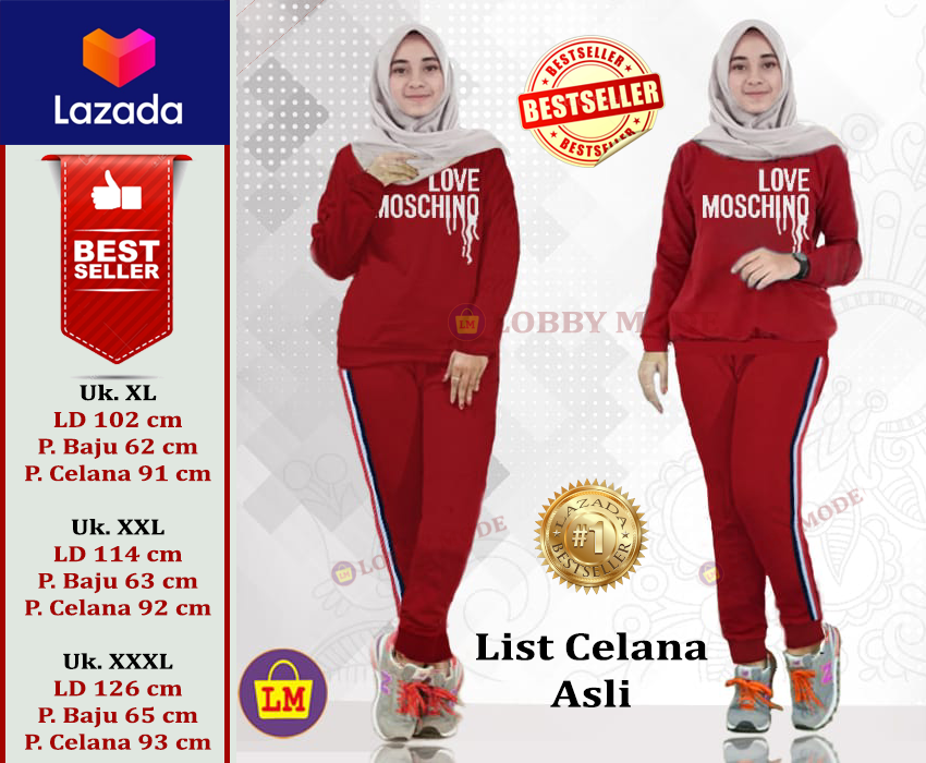 LM 02552 02656 02760 02864 SETELAN TRAINING Pakaian Baju & Celana Olahraga Senam Wanita Model TerbaruTerkiniTermurah dan Terlaris L XL XXL XXXL LM 02552 02656 02760 02864 SETELAN TRAINING Pakaian Baju & Celana Olahraga Senam Wanita Model TerbaruTerkiniTermurah dan Terlaris L XL XXL XXXL