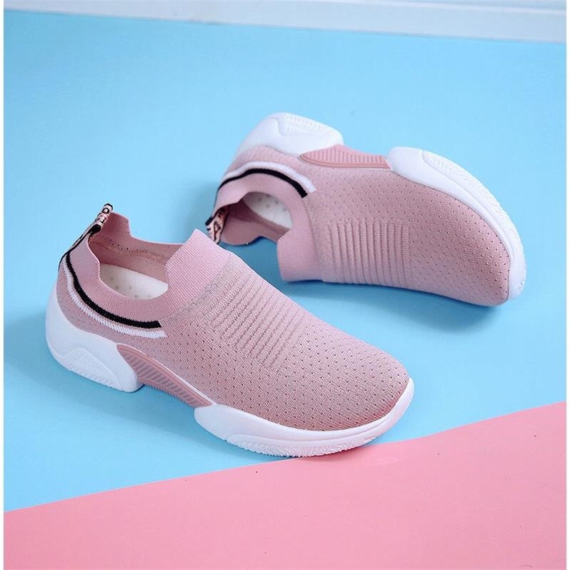 Sepatu Sneakers Wanita Slipon Alhicia03 Sepatu Wanita Import Ringan Korean Style Black and Pink Sepatu Sneakers Wanita Slipon Alhicia03 Sepatu Wanita Import Ringan Korean Style Black and Pink