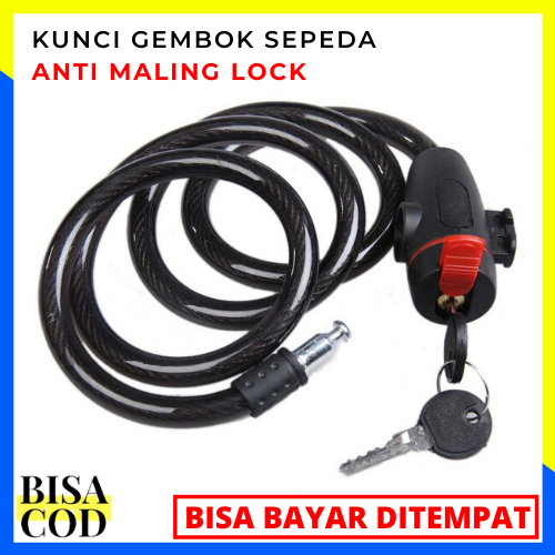 KUNCI GEMBOK SEPEDA ANTI MALING LOCK - TY588YZ / Gembok Sepeda Anti Maling / Gembok Speda Gunung / Gembok Sepeda BMX / Gembok Sepeda Dengan 5 Digit PIN / Aksesoris Keamanan Sepeda / Gembok Dengan Kunci 5 Angka KUNCI GEMBOK SEPEDA ANTI MALING LOCK - TY588YZ / Gembok Sepeda Anti Maling / Gembok Speda Gunung / Gembok Sepeda BMX / Gembok Sepeda Dengan 5 Digit PIN / Aksesoris Keamanan Sepeda / Gembok Dengan Kunci 5 Angka