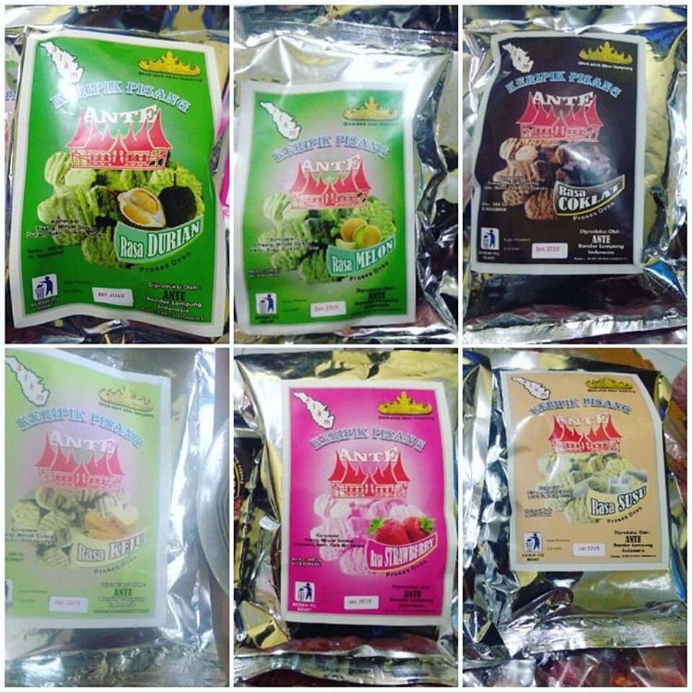 Jatra Snack Keripik Pisang Lampung Ante 200 Gram Rasa Melon Jatra Snack Keripik Pisang Lampung Ante 200 Gram Rasa Melon