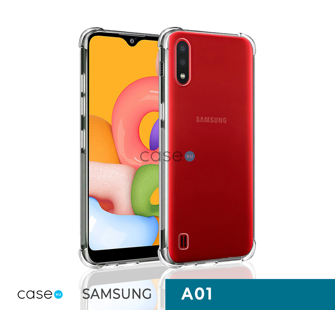 Casing Samsung Galaxy A01 Anti Crack Ultra Thin Anti Shock Jelly Silikon Shockproof Softcase - Bening Caseku Casing Samsung Galaxy A01 Anti Crack Ultra Thin Anti Shock Jelly Silikon Shockproof Softcase - Bening Caseku