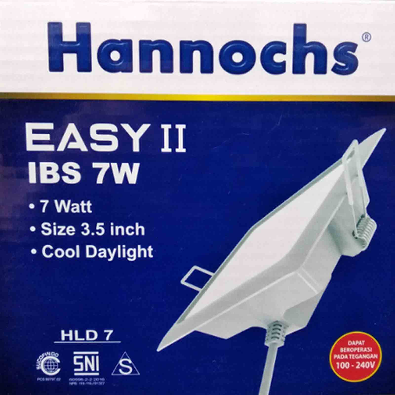 DOWNLIGHT / LED PANEL 7W KOTAK IB WARM WHITE / KUNING HANNOCHS EASY II DOWNLIGHT / LED PANEL 7W KOTAK IB WARM WHITE / KUNING HANNOCHS EASY II