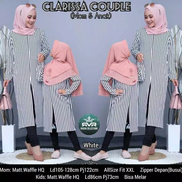 CLARISSA COUPLE GAMIS - DRESS MUSLIMAH IBU ANAK - COUPLE MUSLIMAH CLARISSA COUPLE GAMIS - DRESS MUSLIMAH IBU ANAK - COUPLE MUSLIMAH