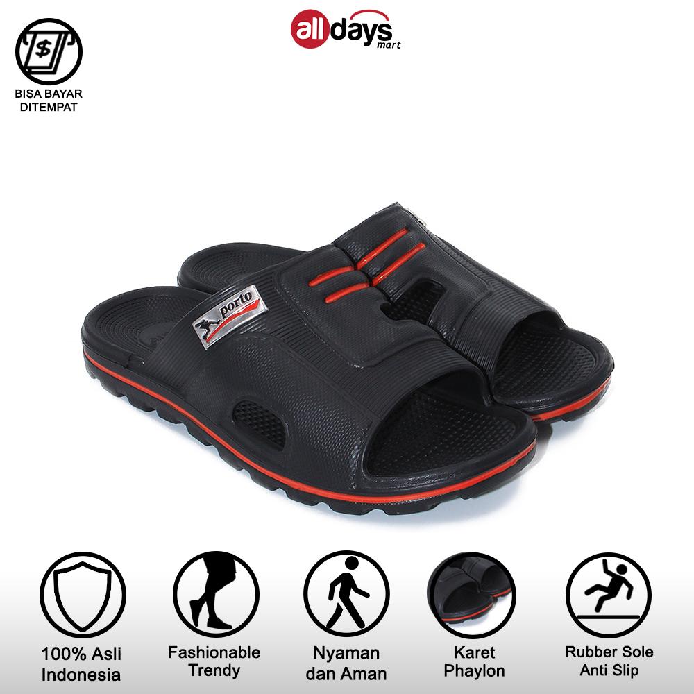 Porto Sandal Selop Pria 1007 M Size 39-44 Porto Sandal Selop Pria 1007 M Size 39-44