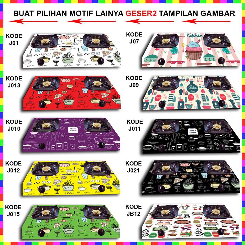 GALERIPUKO - Stiker Kompor 2 Tungku Motif Kitchen GALERIPUKO - Stiker Kompor 2 Tungku Motif Kitchen