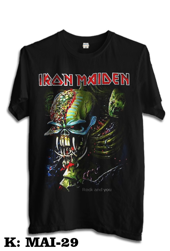 kaos band iron maiden tshirt musik rock imn 29 kaos band iron maiden tshirt musik rock imn 29