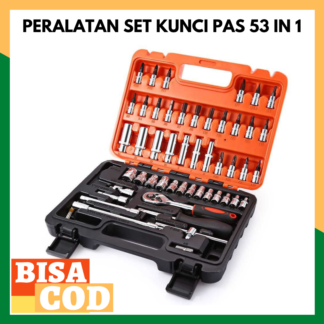 PERALATAN SET KUNCI PAS 53 IN 1 / KUNCI PASS LENGKAP DENGAN MATA OBENG SET PERALATAN PERKAKAS SET LNGKAP BENGKEL TUKANG / KUNCI SHOCK SOCKET LENGKAP / KUNCI PAS SET LENGKAP / KUNCI PASS SET LENGKAP / KUNCI PAS RING SET MULTIFUNGSI TERLARIS MURAH BISA COD PERALATAN SET KUNCI PAS 53 IN 1 / KUNCI PASS LENGKAP DENGAN MATA OBENG SET PERALATAN PERKAKAS SET LNGKAP BENGKEL TUKANG / KUNCI SHOCK SOCKET LENGKAP / KUNCI PAS SET LENGKAP / KUNCI PASS SET LENGKAP / KUNCI PAS RING SET MULTIFUNGSI TERLARIS MURAH BISA COD