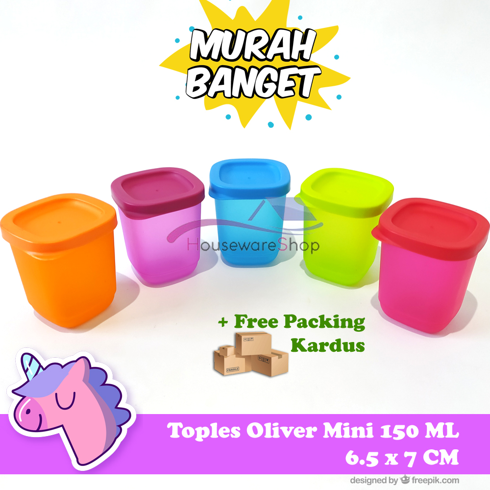 6 pcs x Toples / Sealware Oliver Mini Serbaguna - 150ml 6 pcs x Toples / Sealware Oliver Mini Serbaguna - 150ml