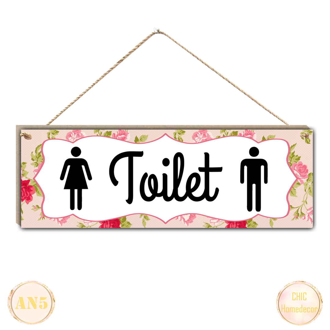 Chic Homedecor Hiasan dinding shabby pajangan rumah Walldecor Toilet AG18 Chic Homedecor Hiasan dinding shabby pajangan rumah Walldecor Toilet AG18