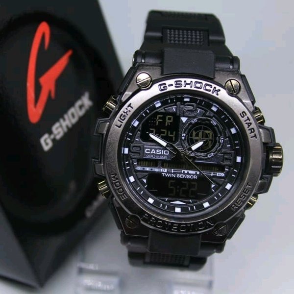 LAGI PROMO Jam Tangan Pria Wanita Fashion Casio_GShock_GST8600 Metal Black Original Kasual Sport Digital Dual Time Display Digital Analog Water Resistance Body Stainless Steel Rubber Strap Military Sport Casual Watch With Box Gratis Baterai Cadangan LAGI PROMO Jam Tangan Pria Wanita Fashion Casio_GShock_GST8600 Metal Black Original Kasual Sport Digital Dual Time Display Digital Analog Water Resistance Body Stainless Steel Rubber Strap Military Sport Casual Watch With Box Gratis Baterai Cadangan