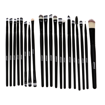 AIUEO Foundation Eyeshadow Eyeliner Lip Makeup Brushes and Applicators Cosmetic Tool Soft - 20 Buah