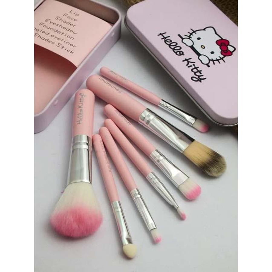 Kuas Make up Hello Kitty Set 7 in 1 / Brush Hello Kitty Set 7 in 1 Kuas Make up Hello Kitty Set 7 in 1 / Brush Hello Kitty Set 7 in 1