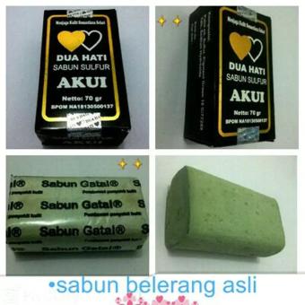 Sulfur Original Soap Herbal Sabun Belerang Asli Obat Penyakit Kulit Obat Gatal