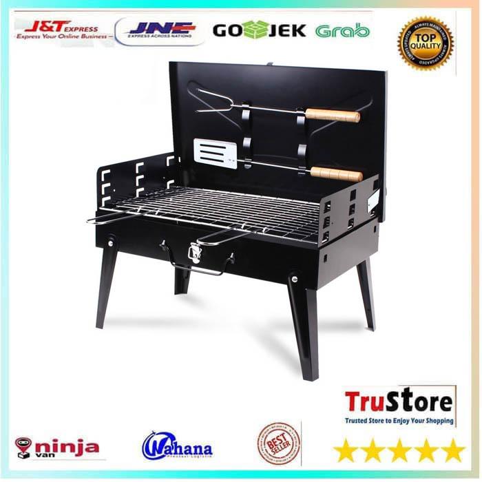 Alat Panggang Sate/Ikan/BBQ Grill Stove Foldable - BISA DILIPAT Alat Panggang Sate/Ikan/BBQ Grill Stove Foldable - BISA DILIPAT