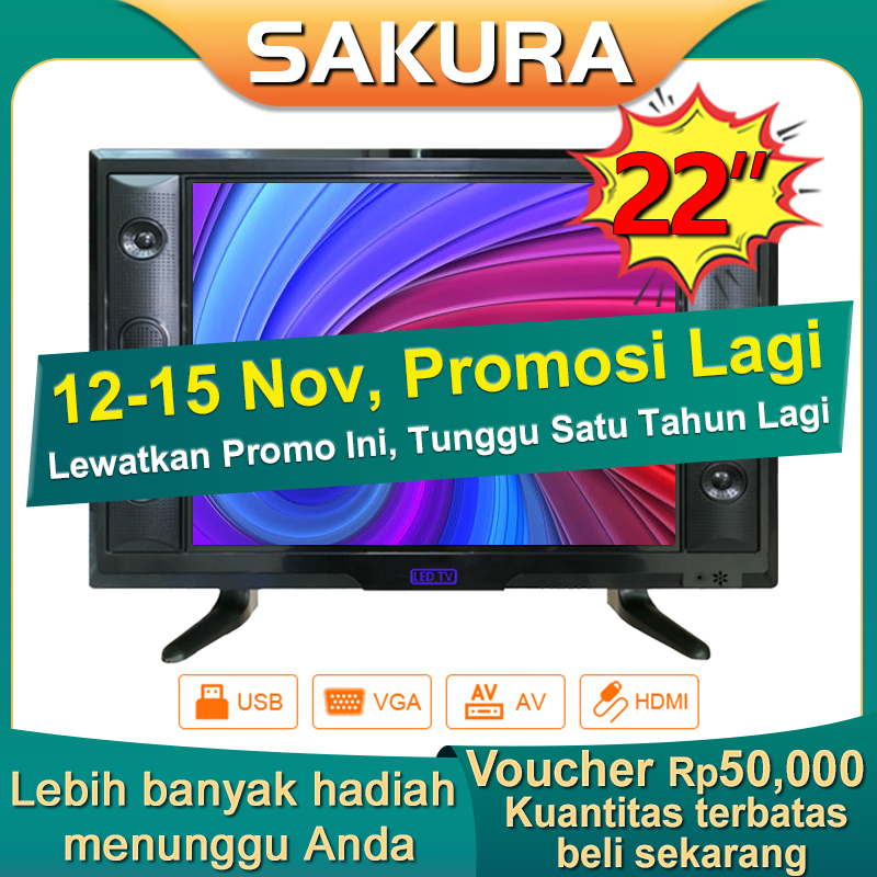 Sakura TV LED 22 inch HD Ready Televisi Murah(TCLG-S22A) Sakura TV LED 22 inch HD Ready Televisi Murah(TCLG-S22A)