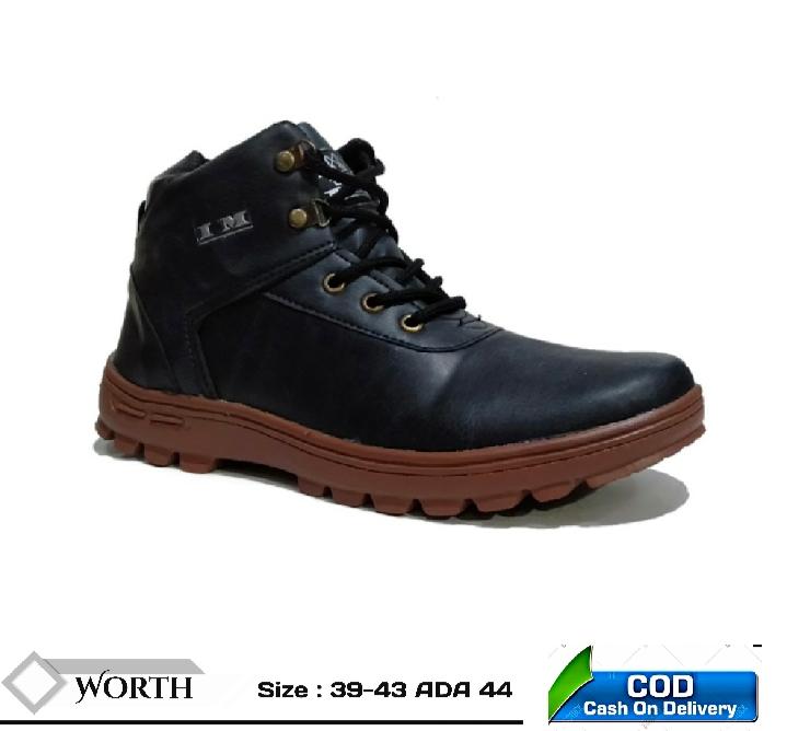 Worth Sepatu Boot - Semi Boot / Boot Kulit/Sepatu Santai/Sepatu Kekinian/Sepatu Kulit Pu/ Sepatu Formal Pria Worth Sepatu Boot - Semi Boot / Boot Kulit/Sepatu Santai/Sepatu Kekinian/Sepatu Kulit Pu/ Sepatu Formal Pria
