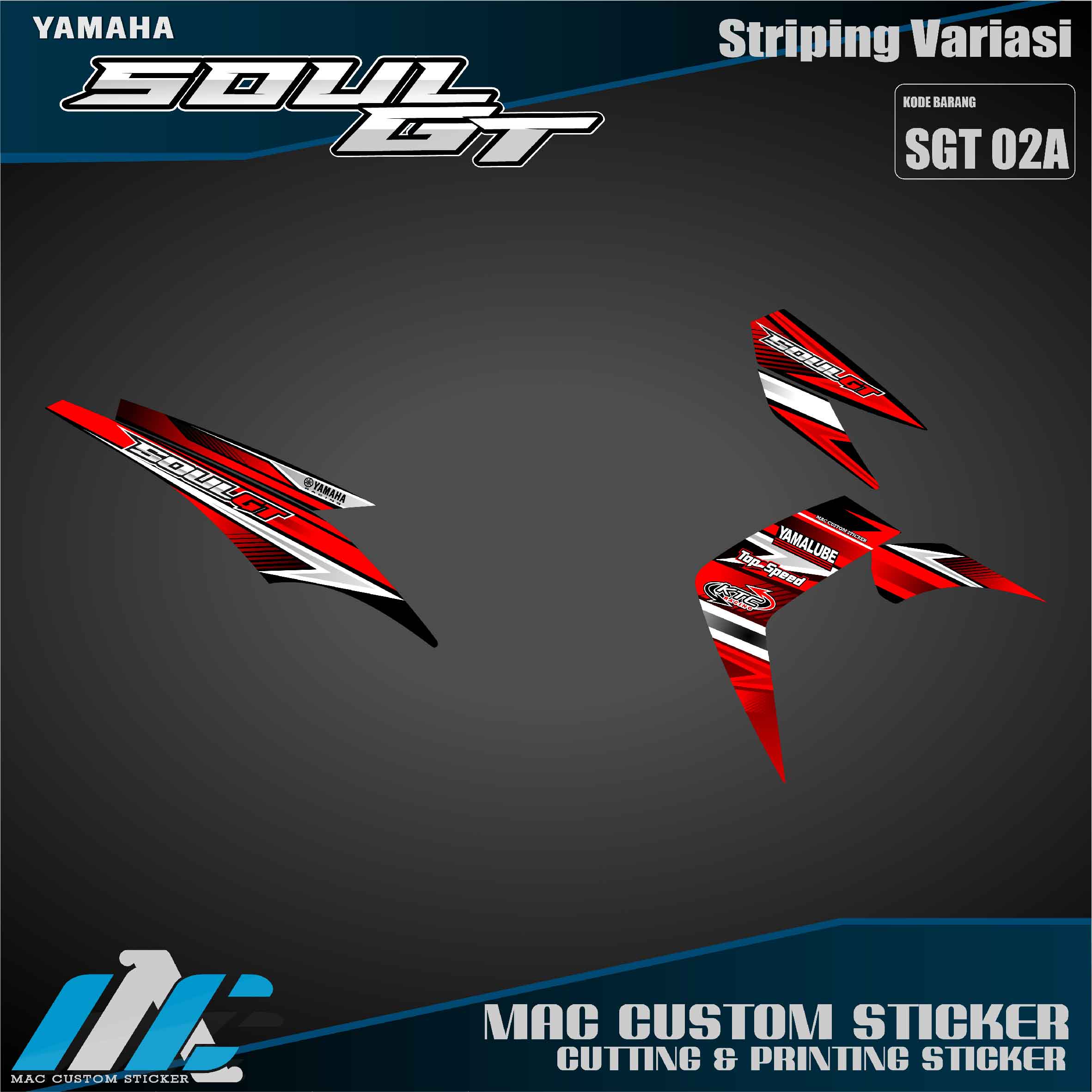 STRIPING VARIASI YAMAHA SOUL GT - SGT 02 STRIPING VARIASI YAMAHA SOUL GT - SGT 02