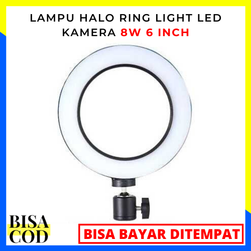 LAMPU HALO RING LIGHT LED KAMERA 8W 6 INCH - RL-19 / Pencahaan Vloger / Pencahaan Youtuber / Pencahayaan Selebgram / Ring Lighting / Lampu Bulat / Lampu Bundar LAMPU HALO RING LIGHT LED KAMERA 8W 6 INCH - RL-19 / Pencahaan Vloger / Pencahaan Youtuber / Pencahayaan Selebgram / Ring Lighting / Lampu Bulat / Lampu Bundar