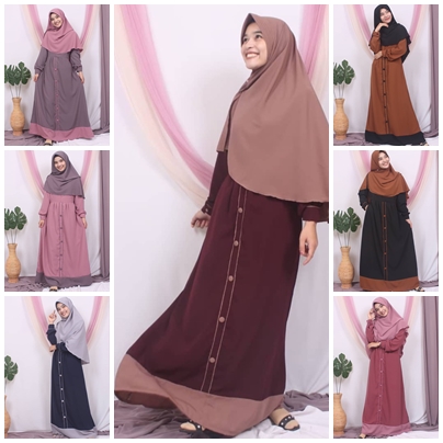 {Gamis Syari anissa Set Khimar Moscrepe}Gamis Syari Terlaris/Termurah {Gamis Syari anissa Set Khimar Moscrepe}Gamis Syari Terlaris/Termurah