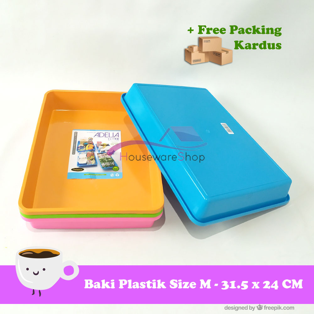 Nampan Baki Plastik Warna Food Grade Adelia M Nampan Baki Plastik Warna Food Grade Adelia M